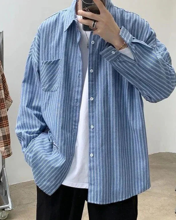 HENDERSON™ | Oversized Striped Shirt