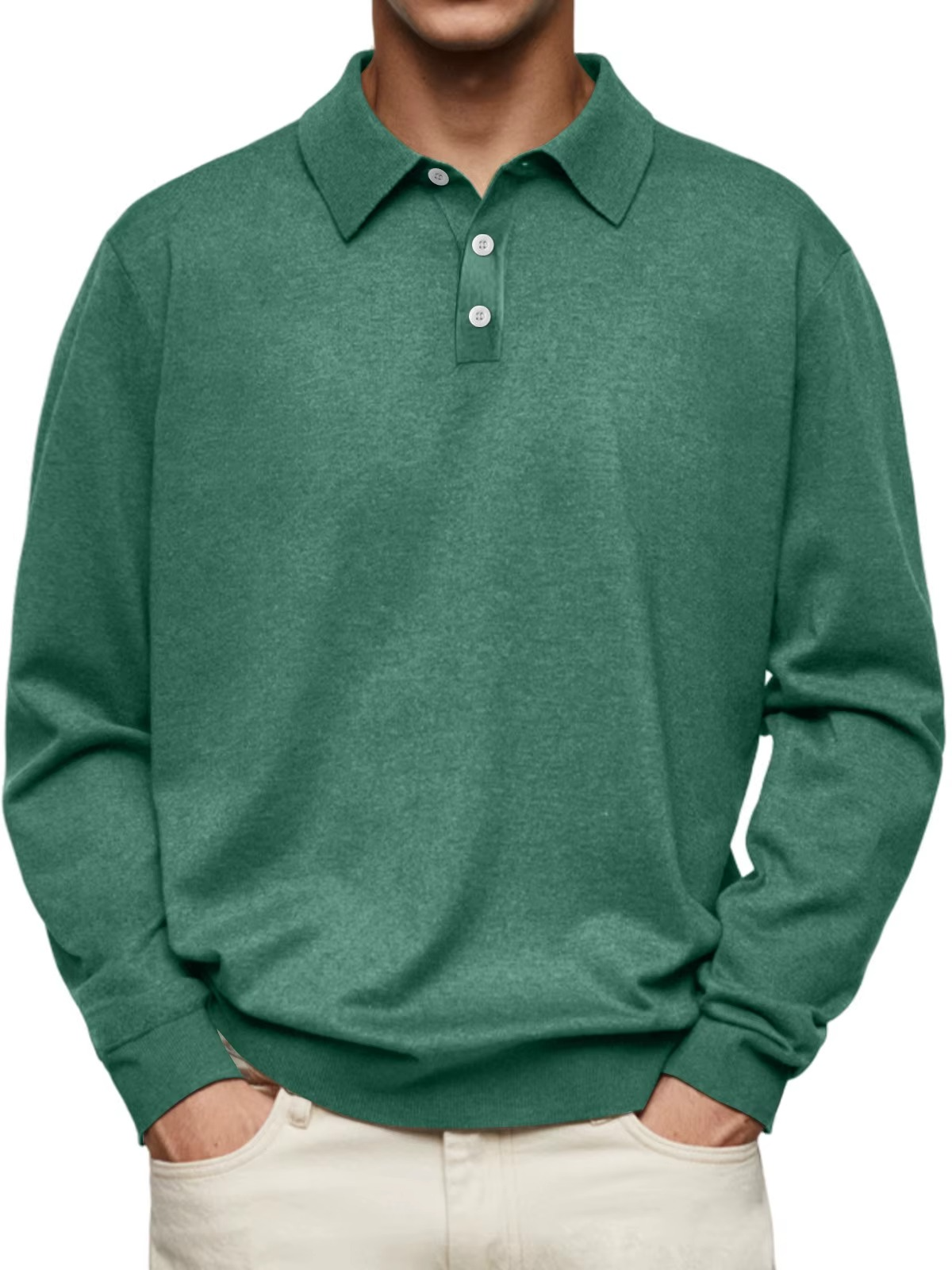 HENDERSON™ | Long-Sleeve Polo with Collar