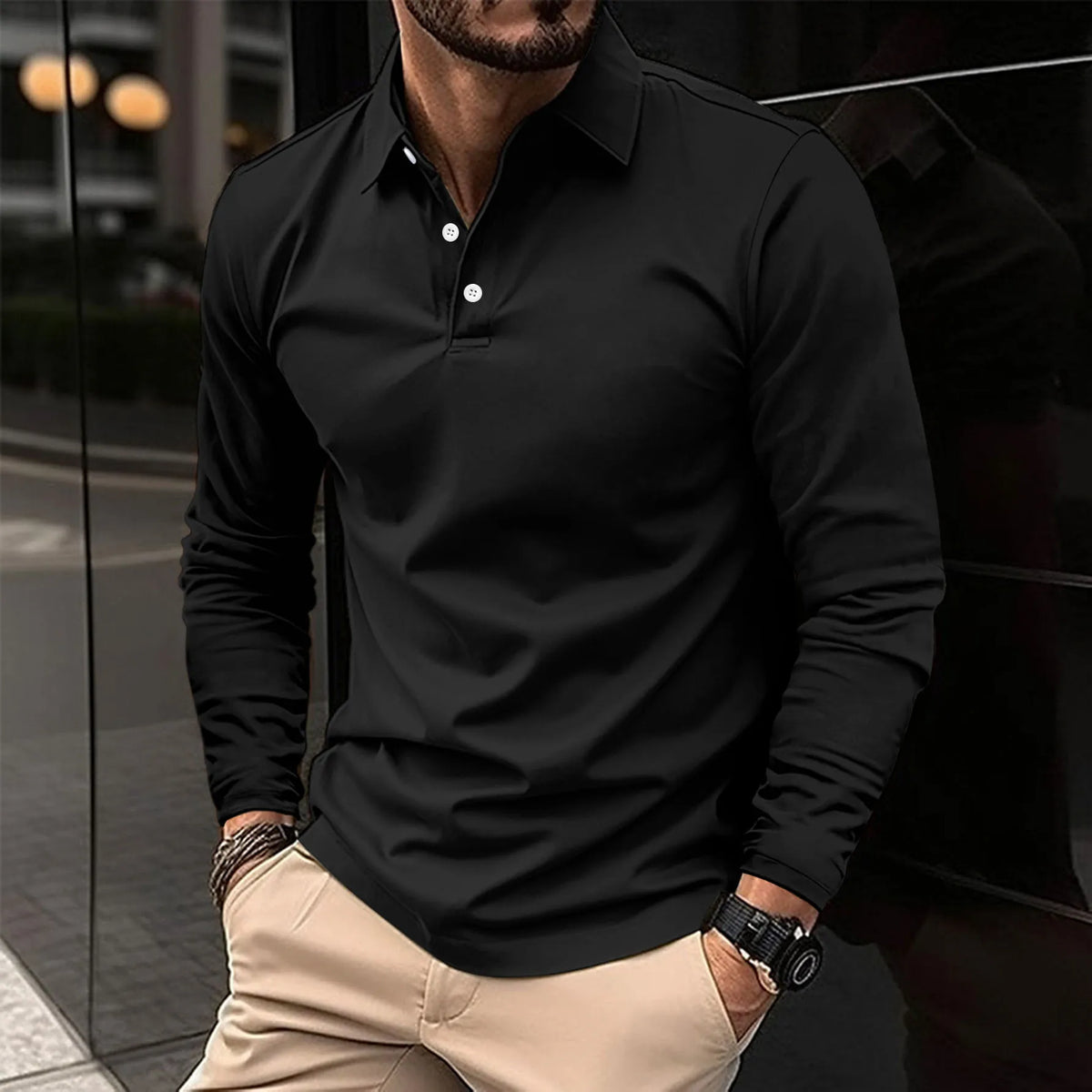 HENDERSON™ | Collared Long-Sleeve