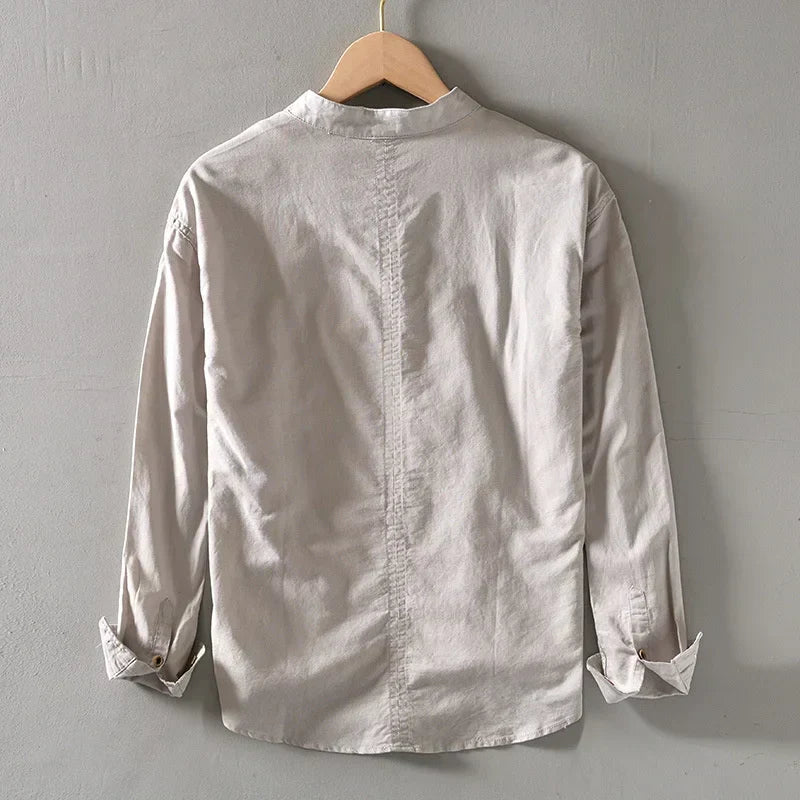 HENDERSON™ | Collarless Long-Sleeve