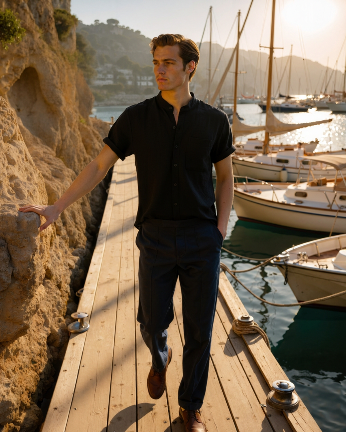 HENDERSON™ | Mandarin Collar Shirt