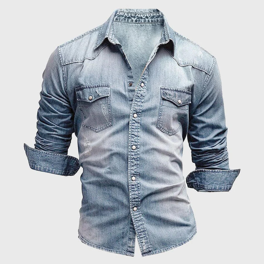 HENDERSON™ | Slim-Fit Denim Shirt