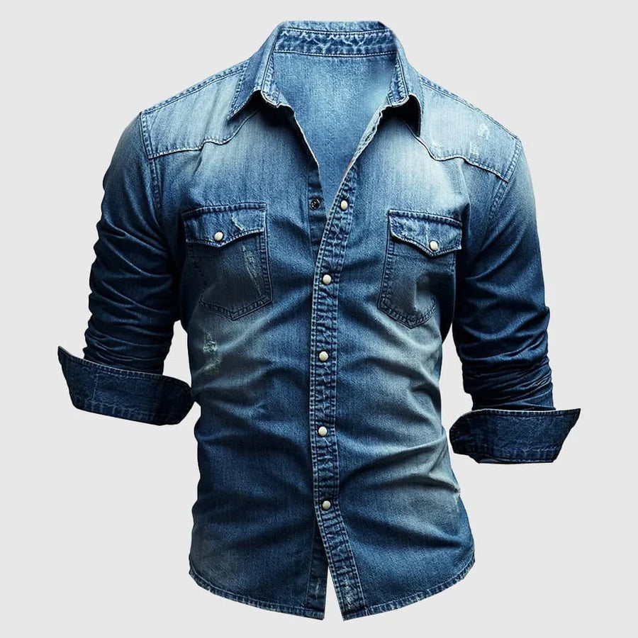 HENDERSON™ | Slim-Fit Denim Shirt
