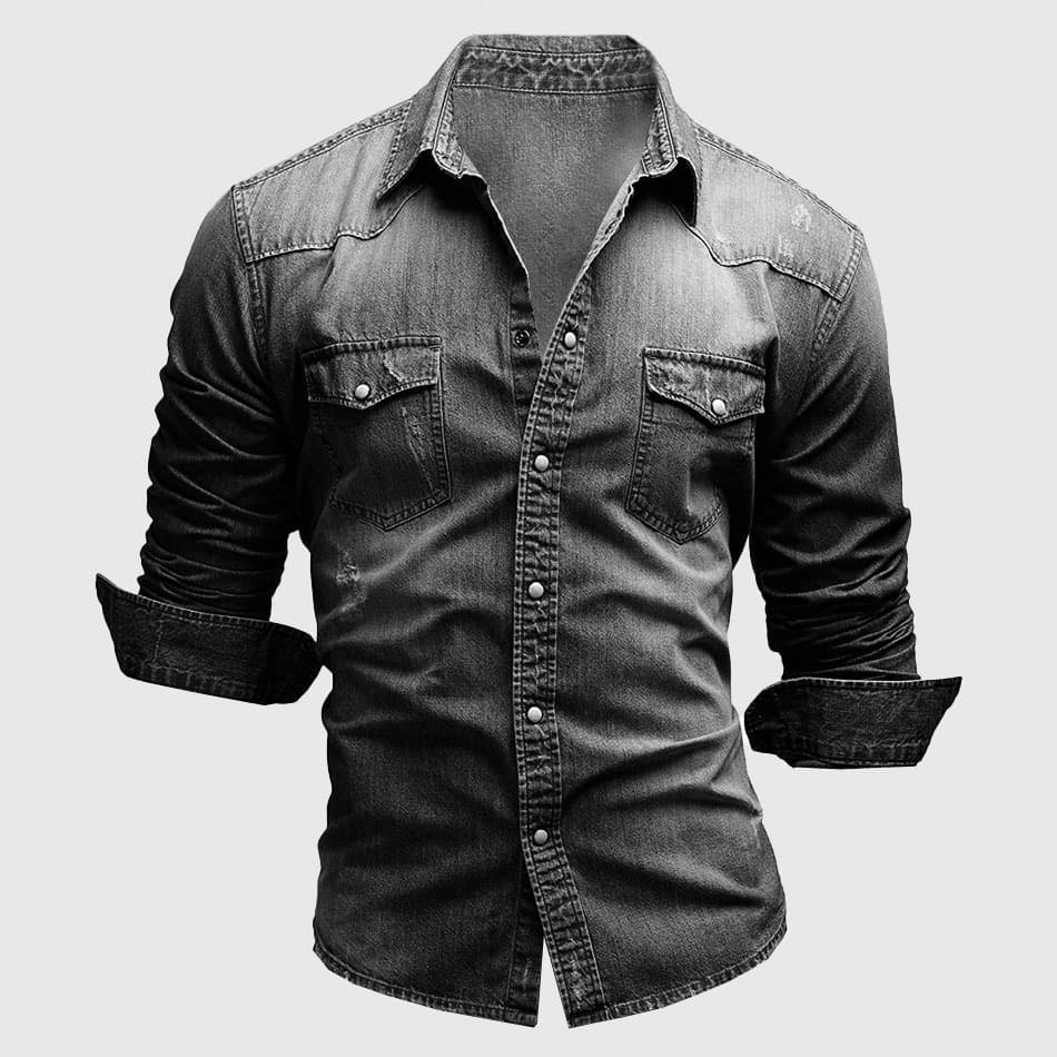 HENDERSON™ | Slim-Fit Denim Shirt