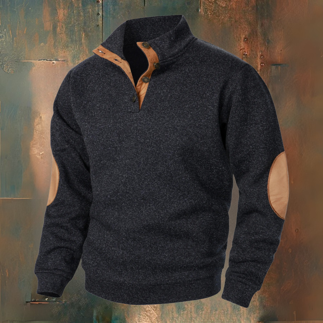 HENDERSON™ | Men's Button-Neck High-Collar