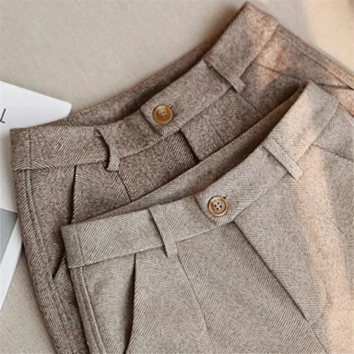 HENDERSON™ | Elegant Pure Wool Tailored Trousers