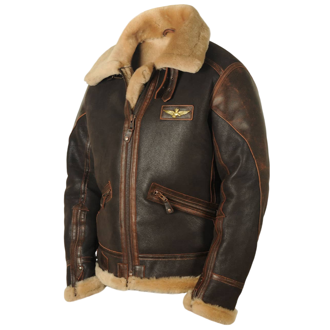 HENDERSON™ | Aviator Leather Jacket