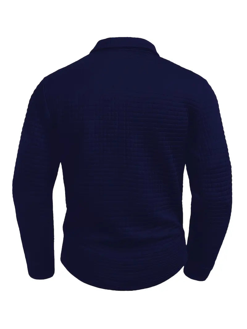 HENDERSON™ | Textured Long-Sleeve Polo