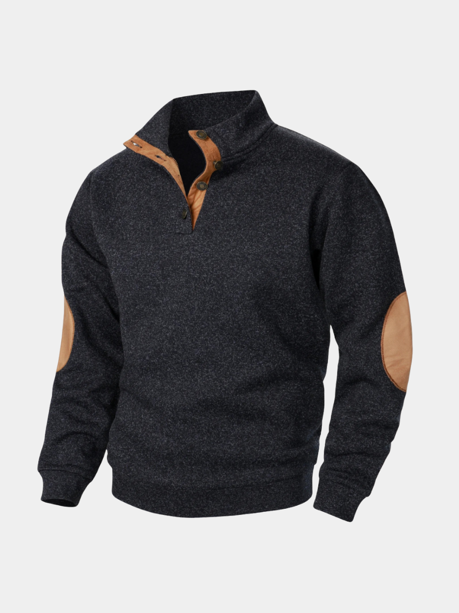 HENDERSON™ | Men's Button-Neck High-Collar