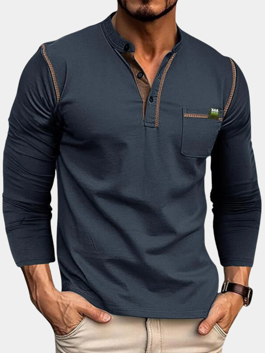 HENDERSON™ | Long-Sleeve Pocket Shirt