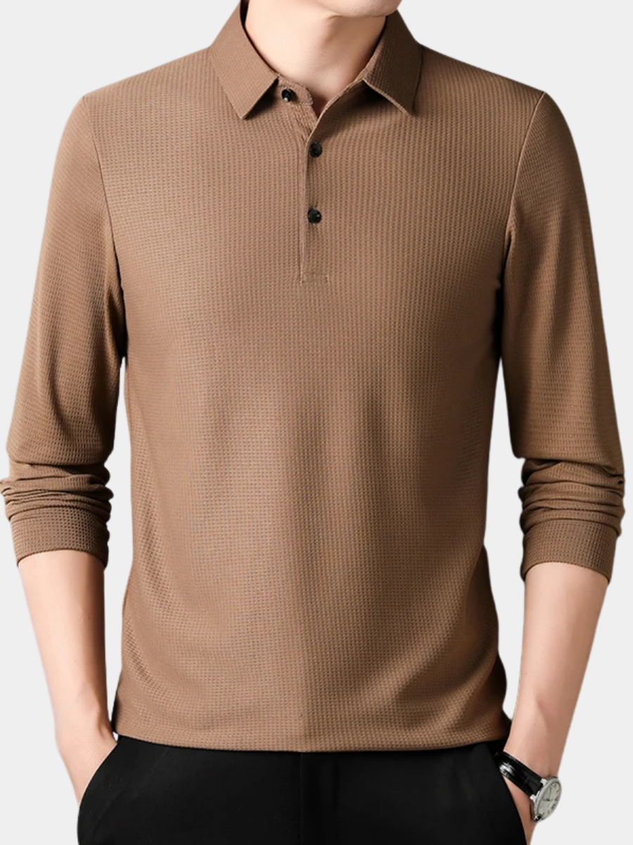 HENDERSON ™ | Long-Sleeve Knit Polo