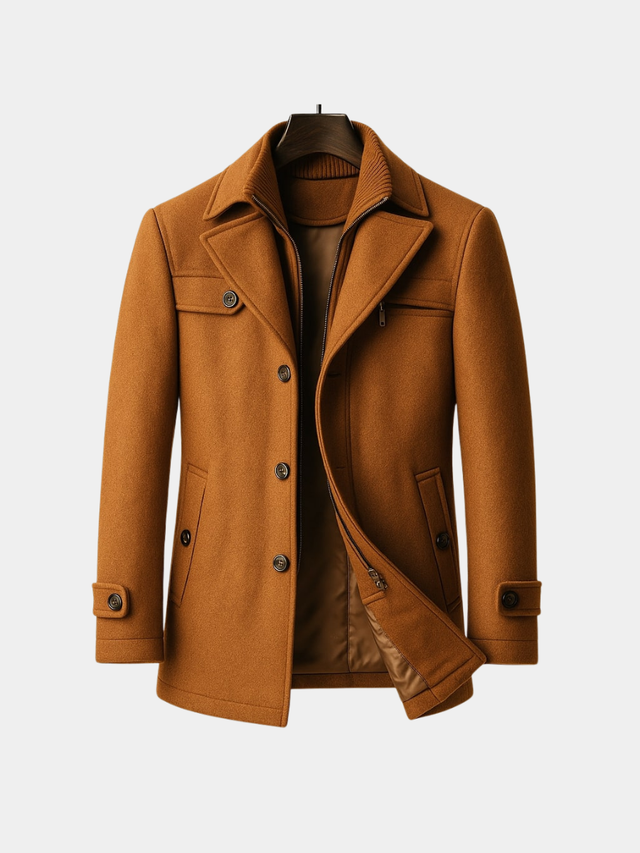 HENDERSON™ | Layered Wool Coat