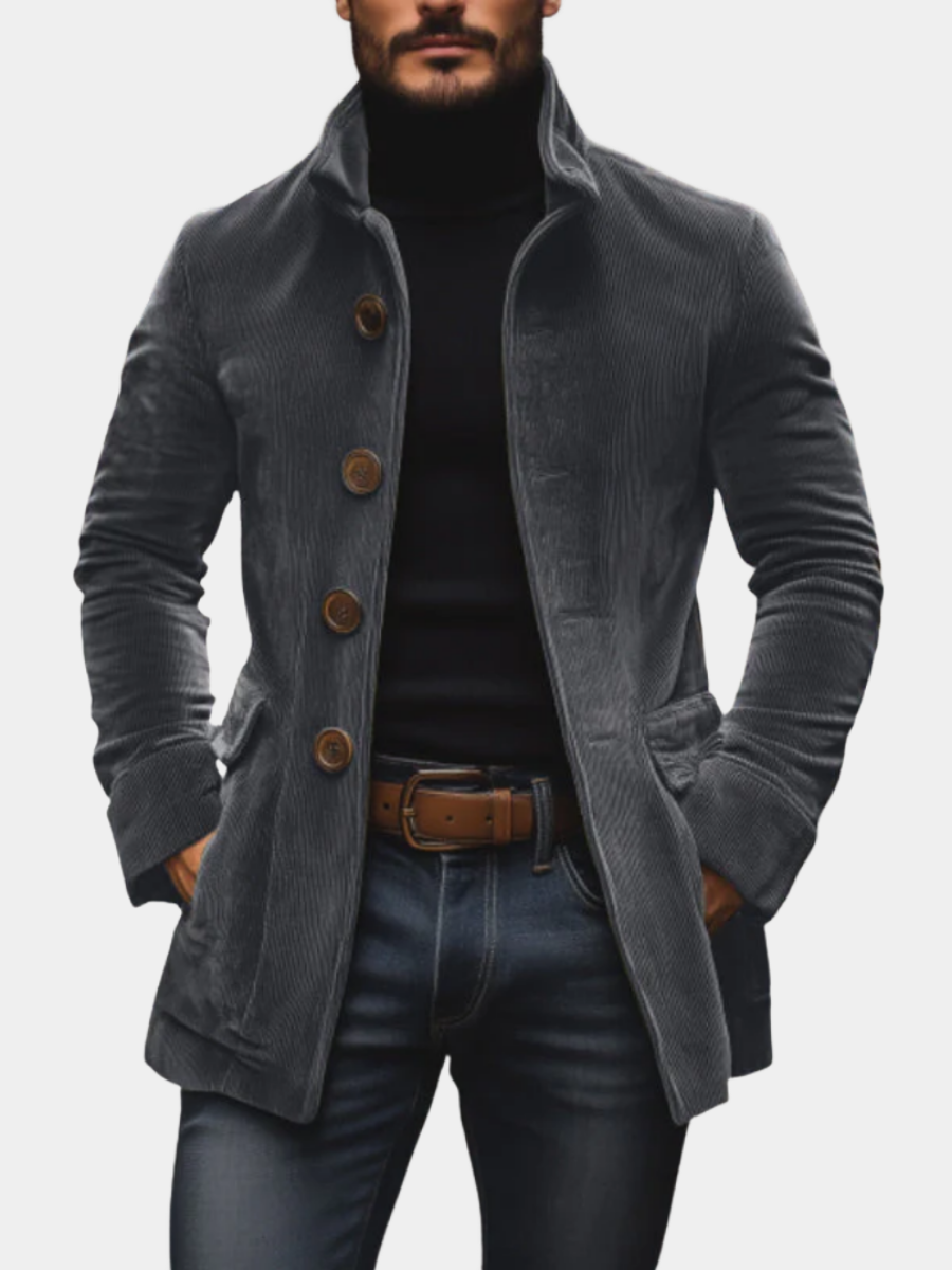 HENDERSON™ | Corduroy Button Jacket