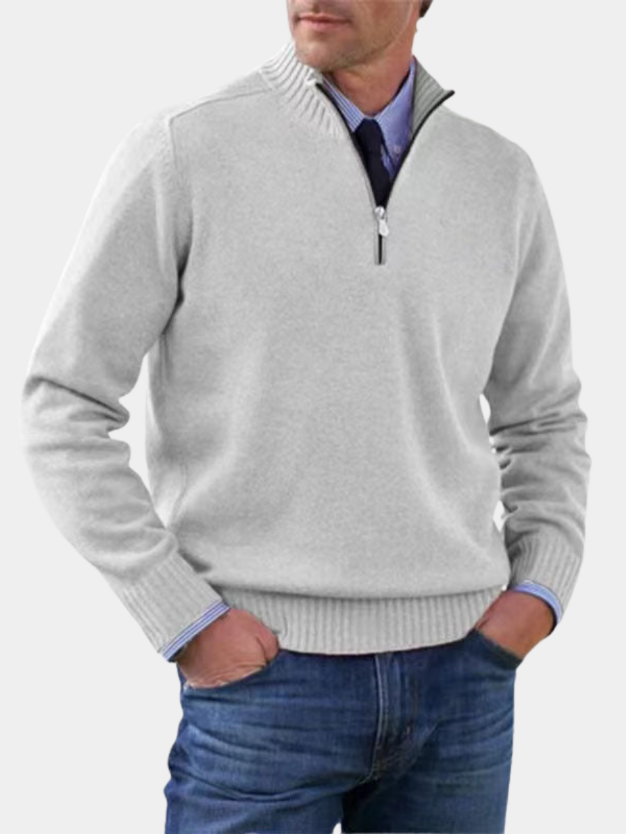 HENDERSON™ | Anti-Pill Mid-Zip Knit