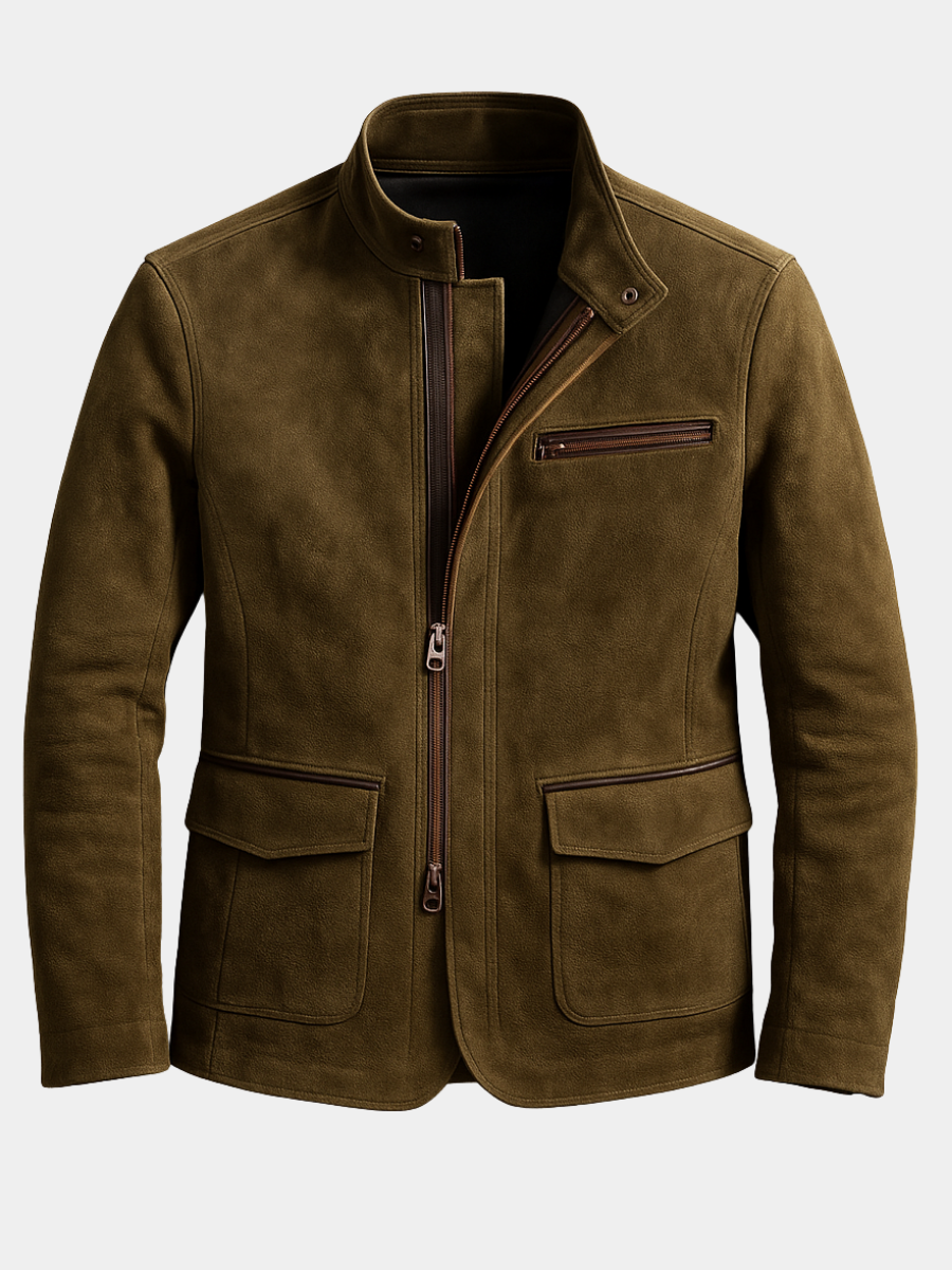 HENDERSON™ | Suede Zip Jacket
