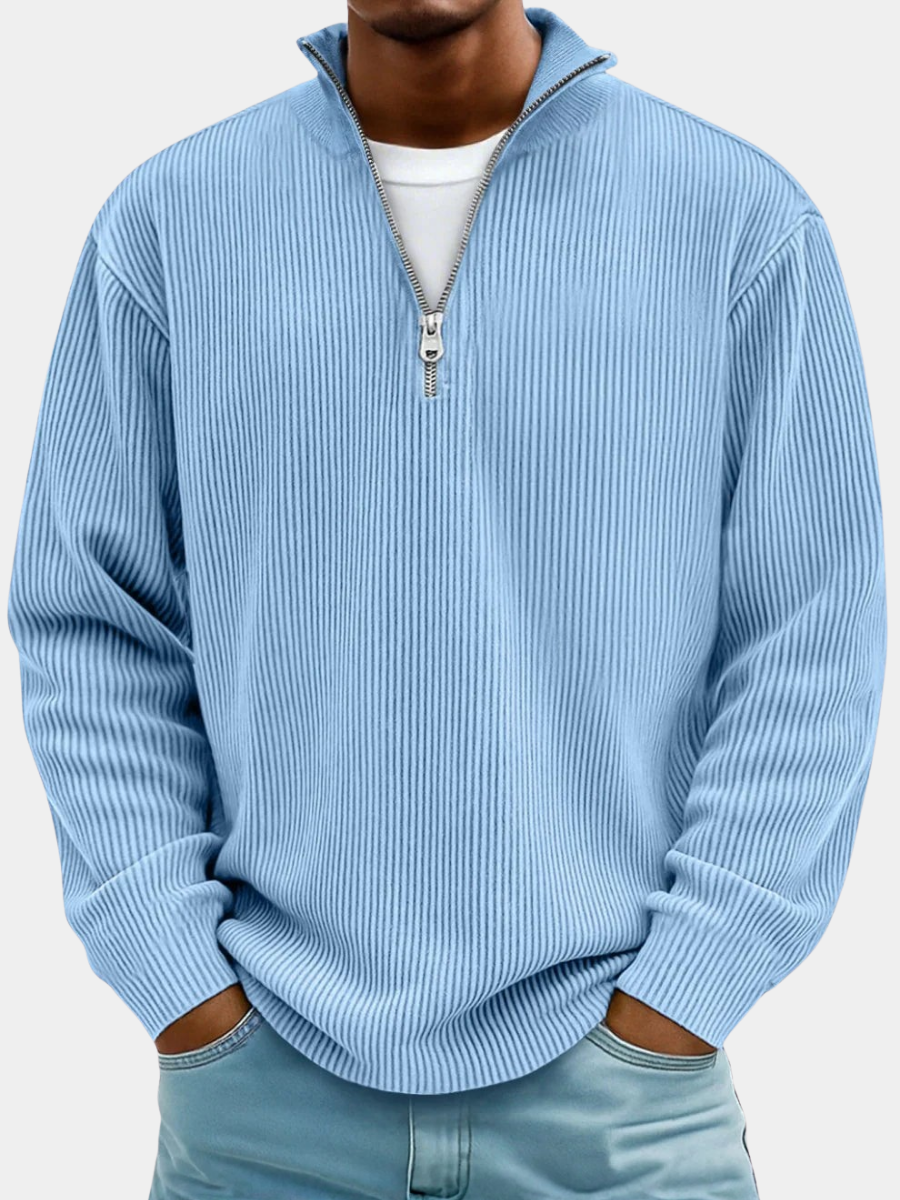 HENDERSON™ | Shape-Hold Half-Zip Knit