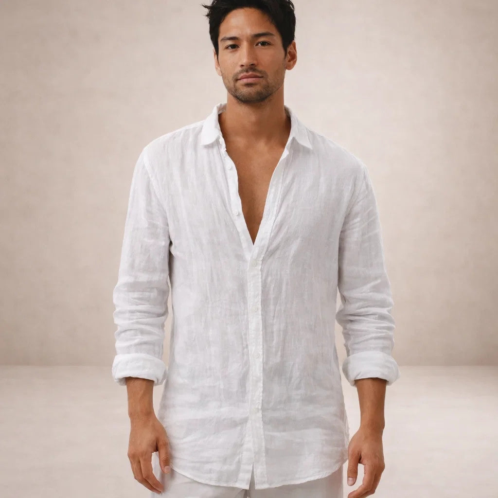 HENDERSON™ | Long-Sleeve Linen Shirt