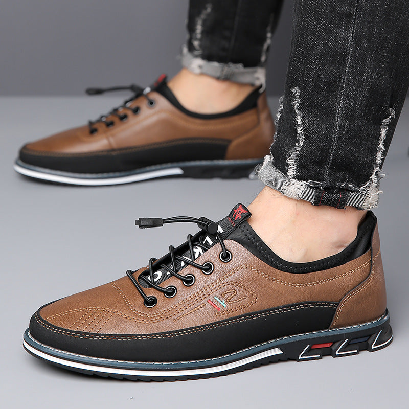 HENDERSON™ | Leather Lace-Up Casual Shoe