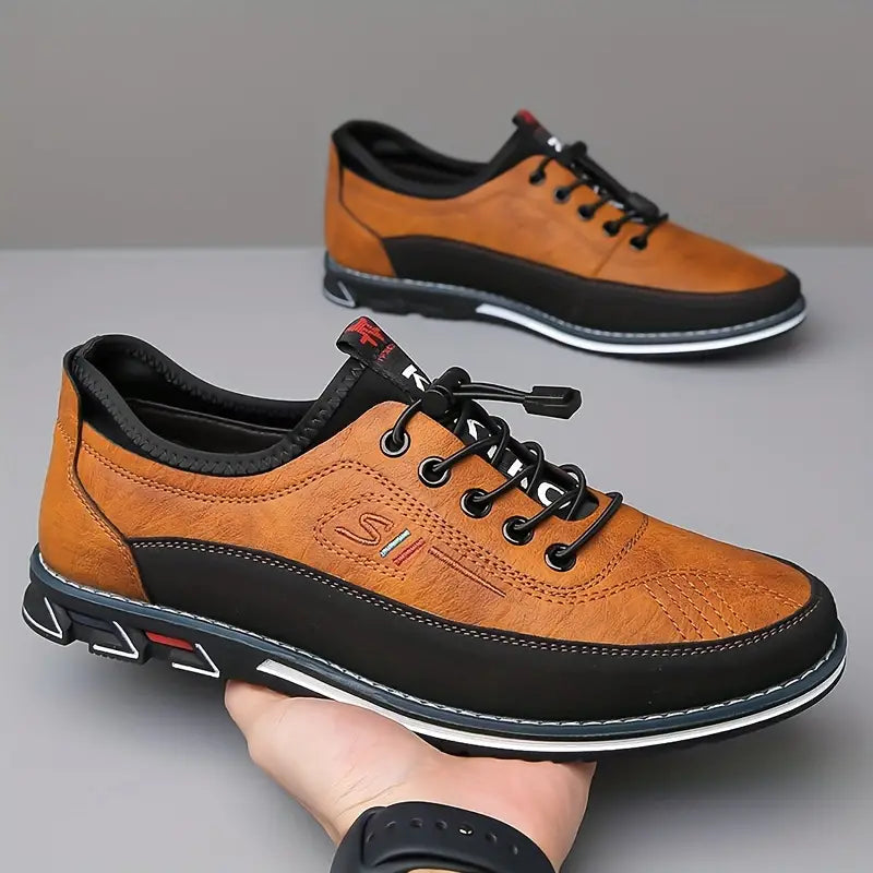 HENDERSON™ | Leather Lace-Up Casual Shoe