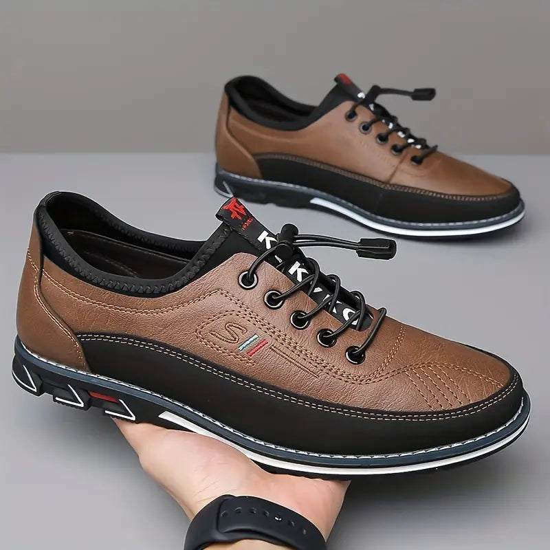 HENDERSON™ | Leather Lace-Up Casual Shoe