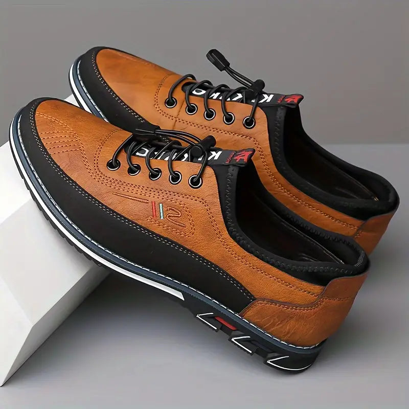 HENDERSON™ | Leather Lace-Up Casual Shoe
