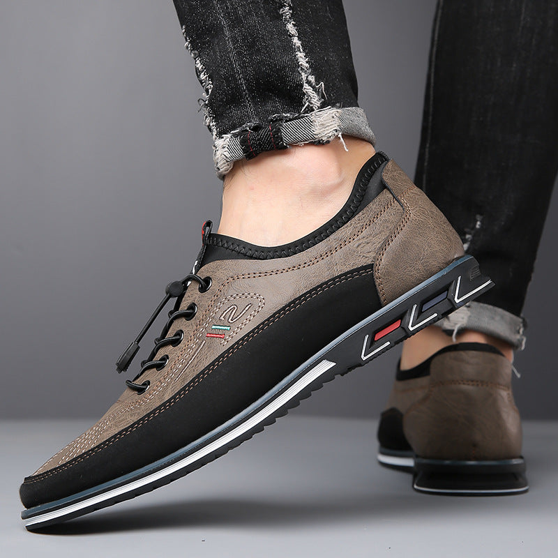 HENDERSON™ | Leather Lace-Up Casual Shoe