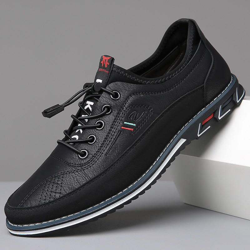 HENDERSON™ | Leather Lace-Up Casual Shoe