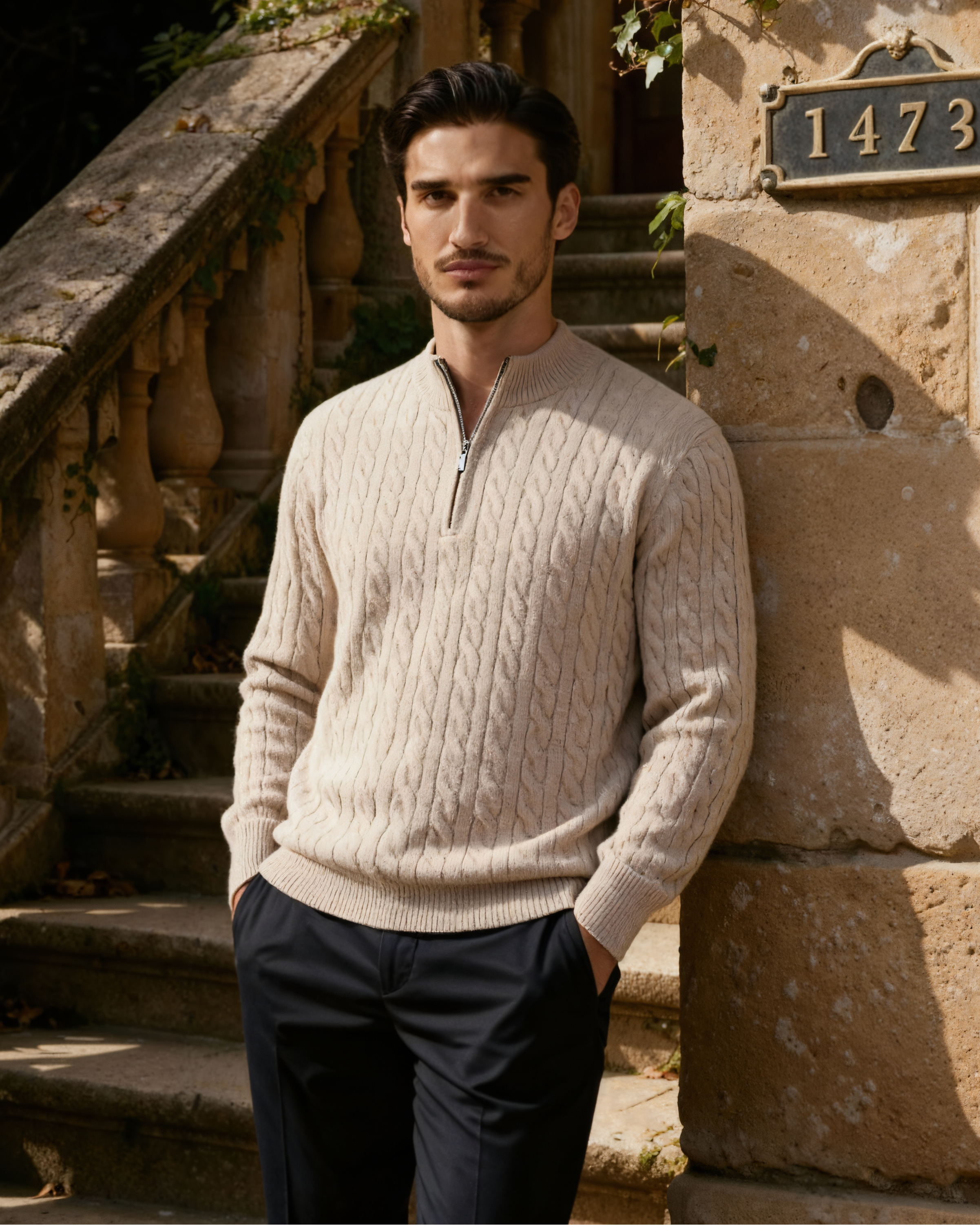 HENDERSON™ | HALF-ZIP CARDIGAN