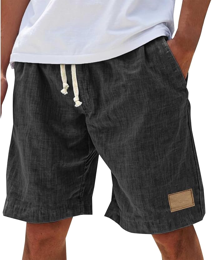 HENDERSON™ | Lace-up cotton shorts