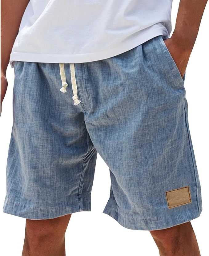HENDERSON™ | Lace-up cotton shorts