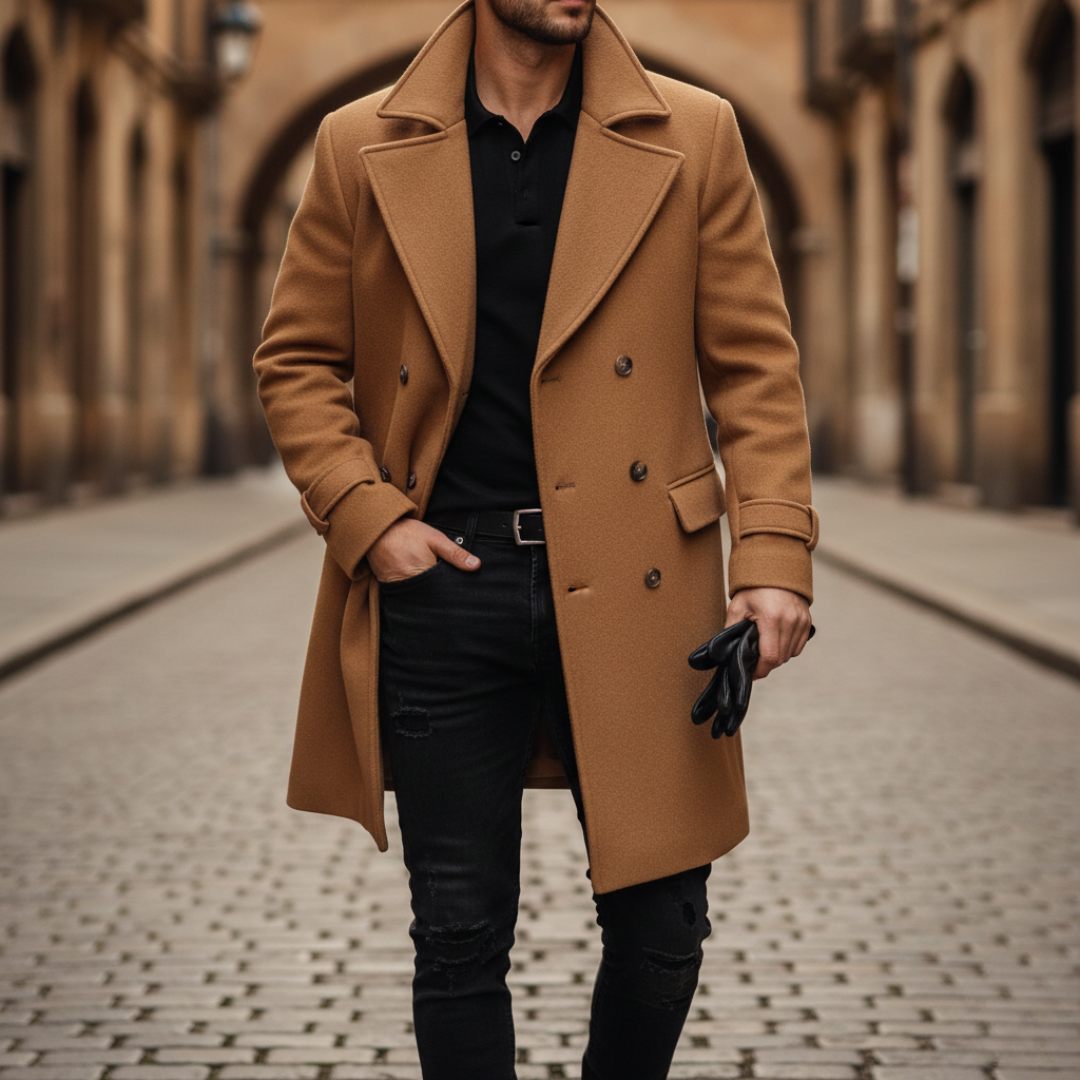 HENDERSON™ | Classic Wool Overcoat
