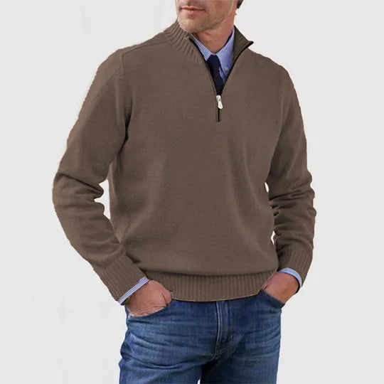 HENDERSON™ | Anti-Pill Mid-Zip Knit