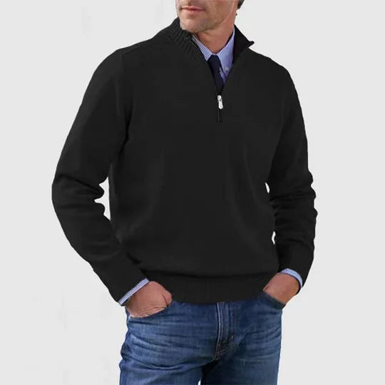 HENDERSON™ | Anti-Pill Mid-Zip Knit