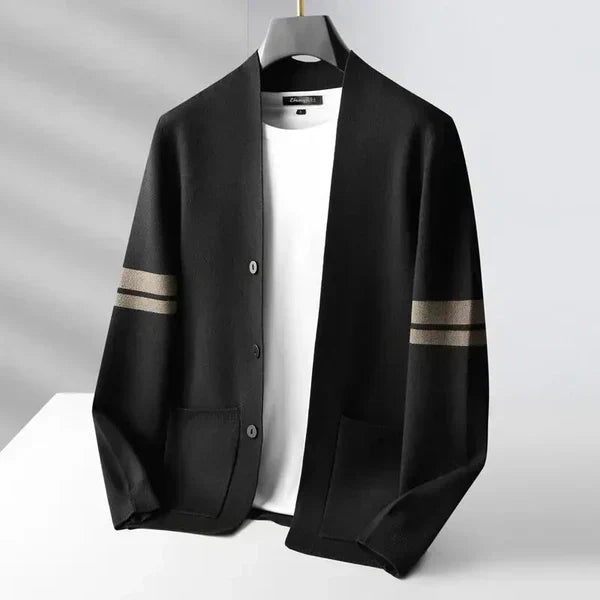 HENDERSON™ | Merino Stripe Cardigan