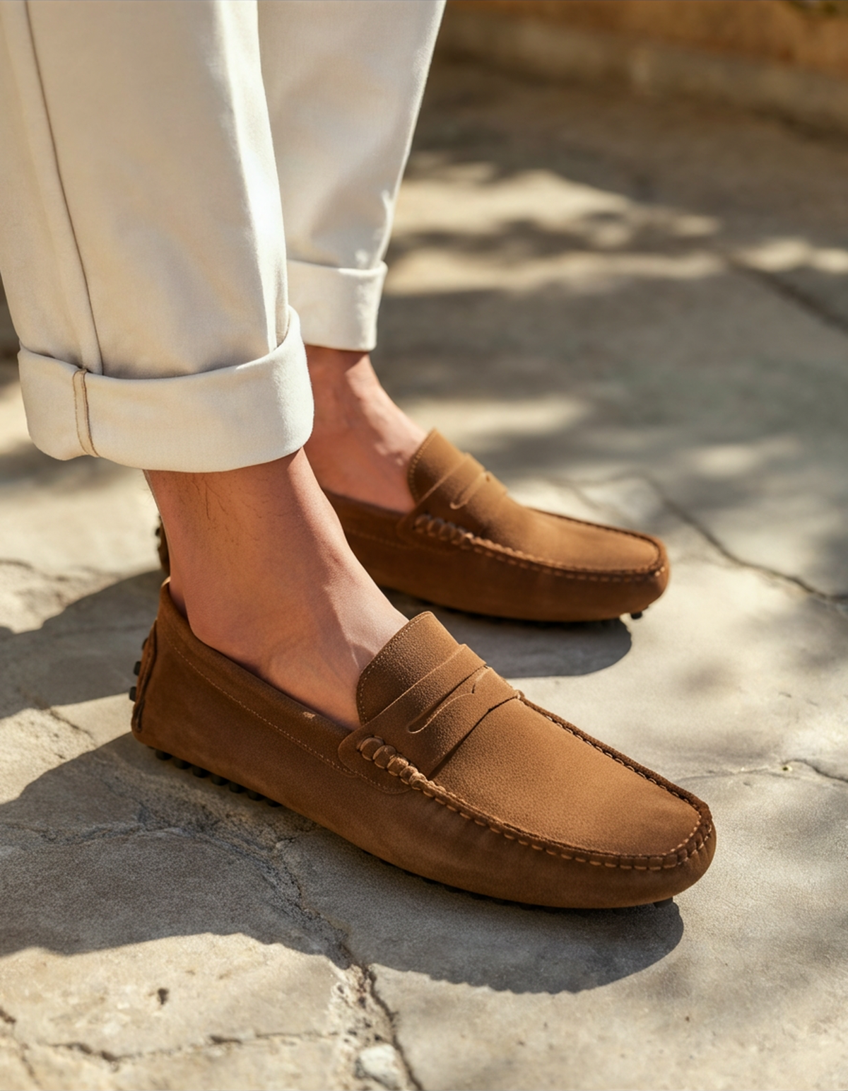 HENDERSON™ | Suede driver loafers