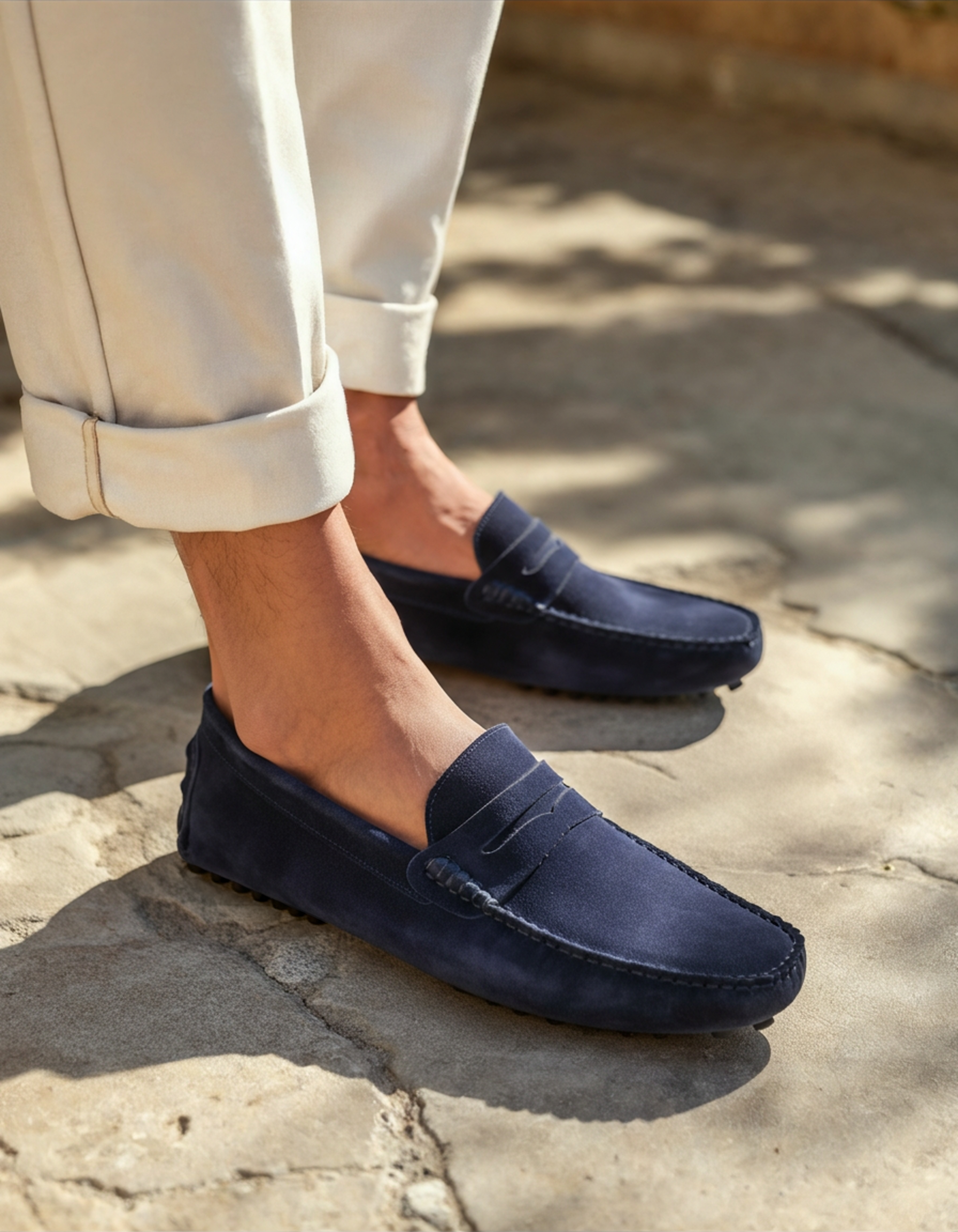HENDERSON™ | Suede driver loafers