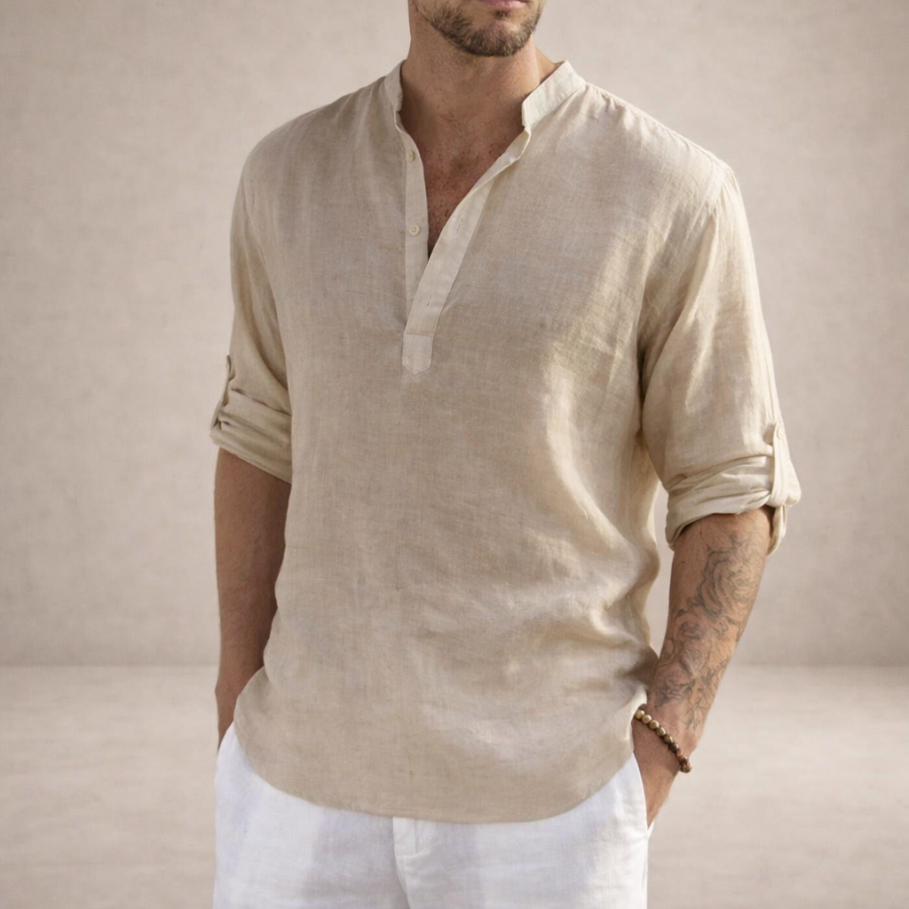HENDERSON™ | Stand Collar Shirt