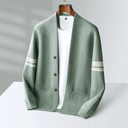 HENDERSON™ | Merino Stripe Cardigan