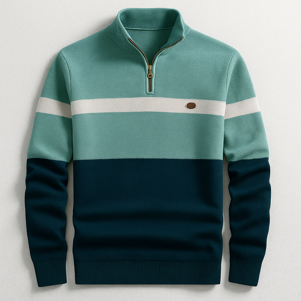 HENDERSON™ | Zip-Neck Longsleeve