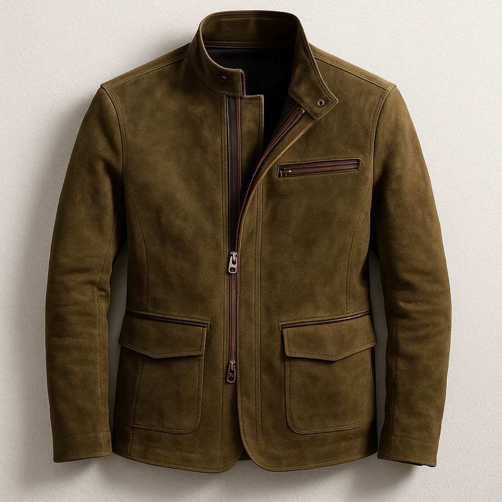HENDERSON™ | Suede Zip Jacket