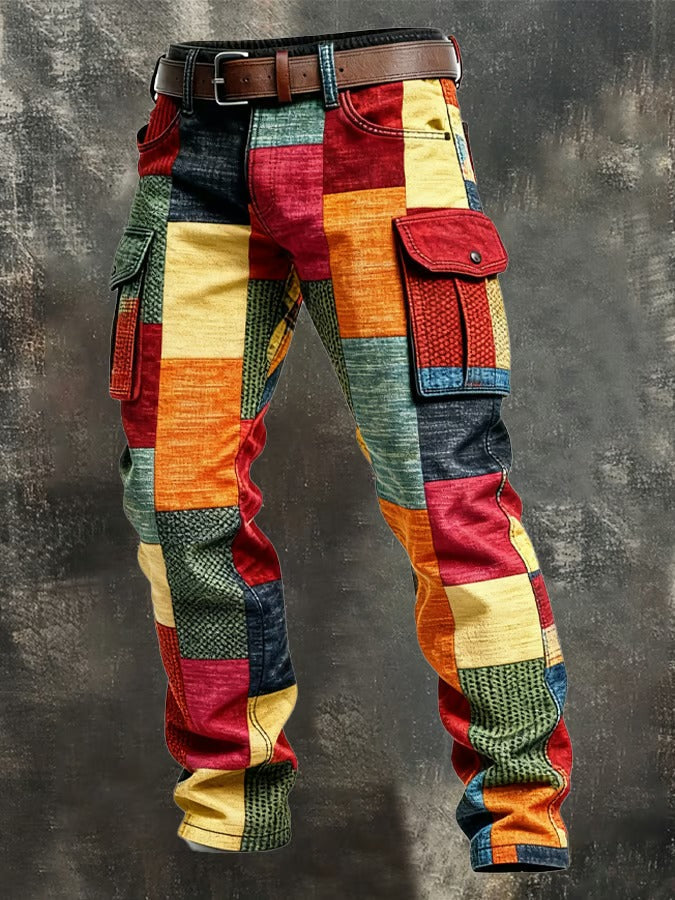 HENDERSON™ | Patchwork Cargo Trousers