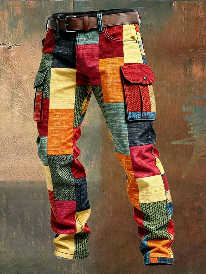 HENDERSON™ | Patchwork Cargo Trousers