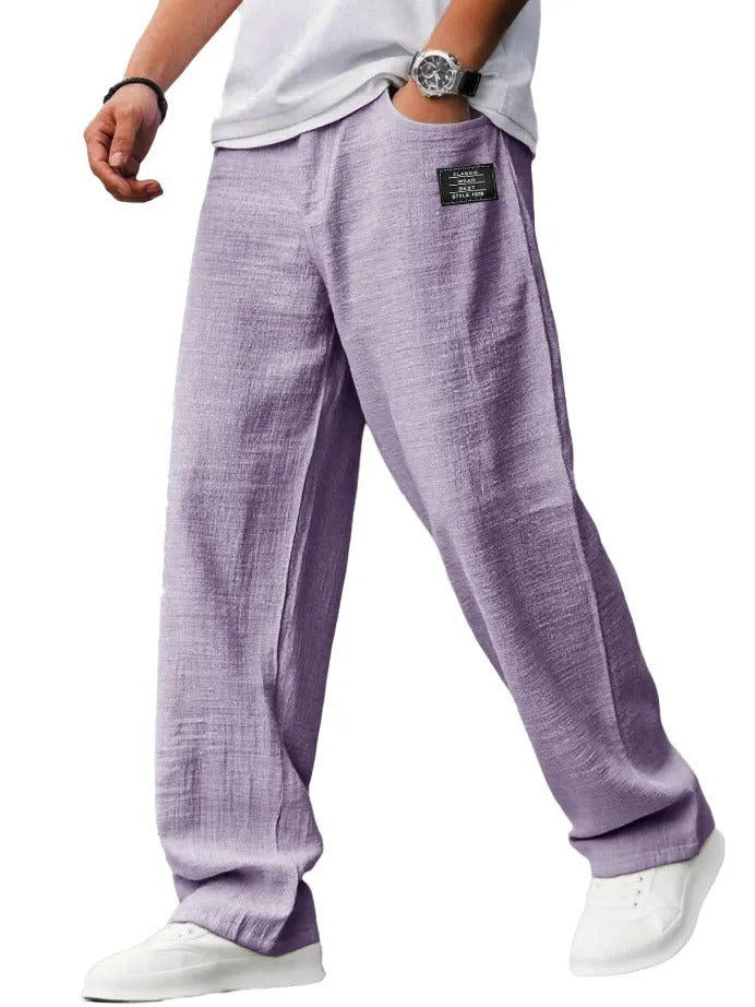 HENDERSON™ | Straight Wide-Leg Trousers