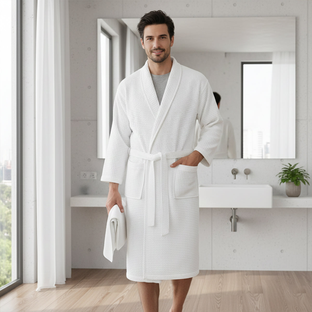HENDERSON™ | Waffle Bathrobe