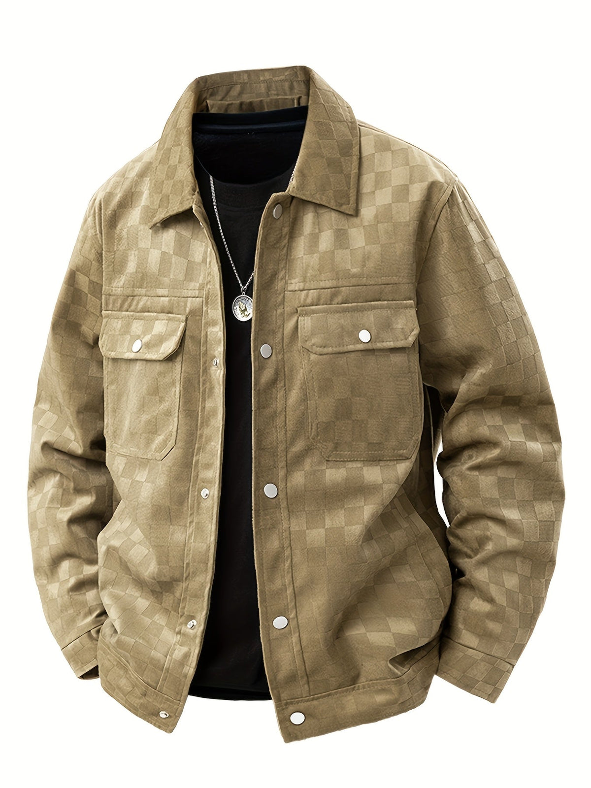HENDERSON™ | Mavrick Checkered Suede Jacket