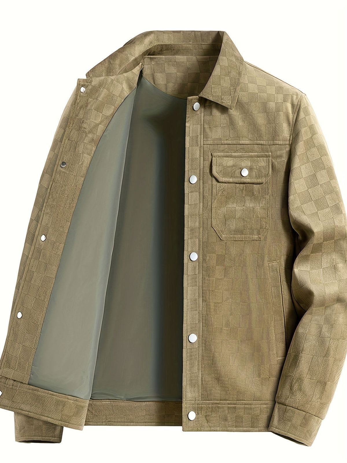 HENDERSON™ | Mavrick Checkered Suede Jacket