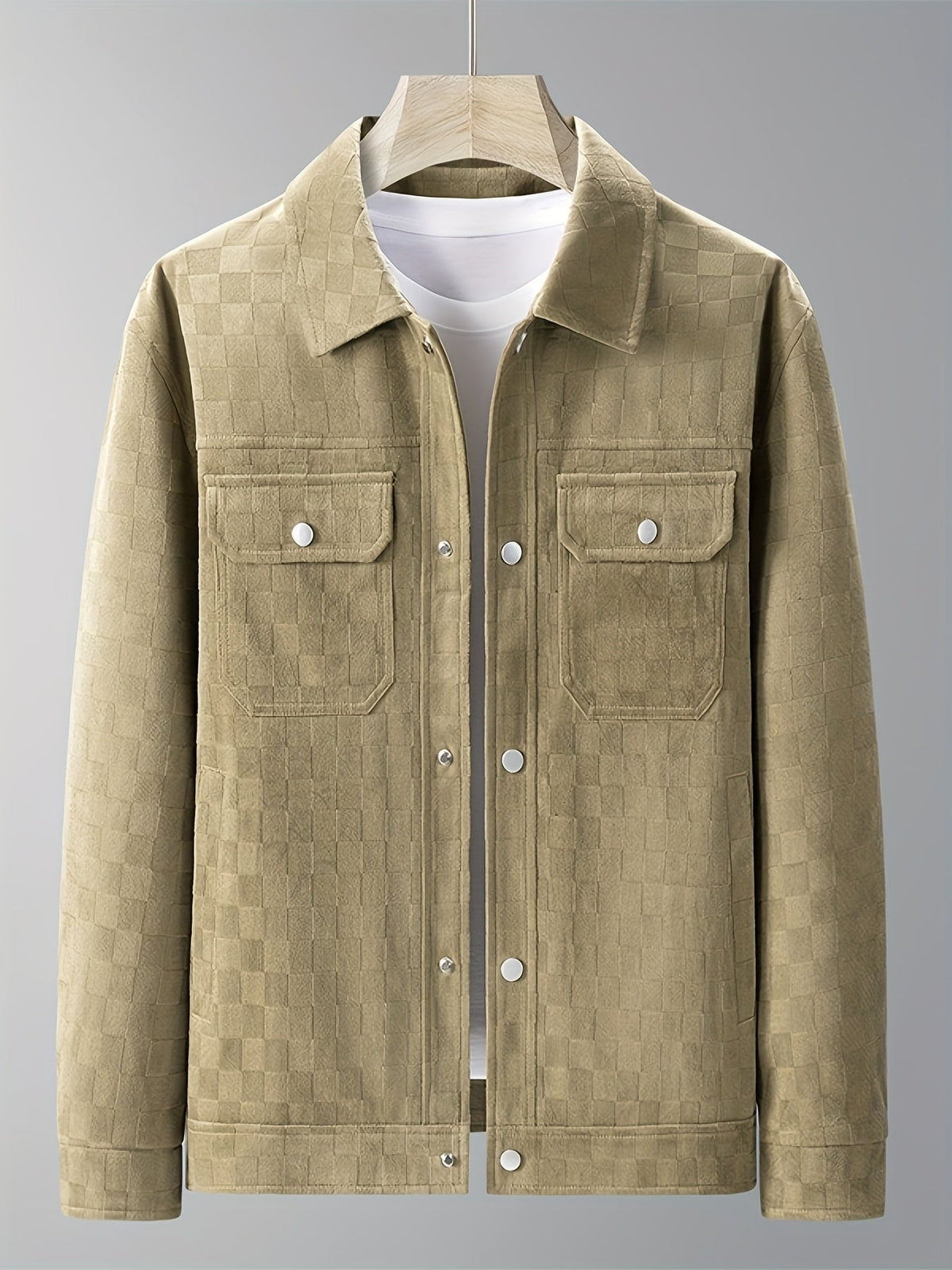 HENDERSON™ | Mavrick Checkered Suede Jacket