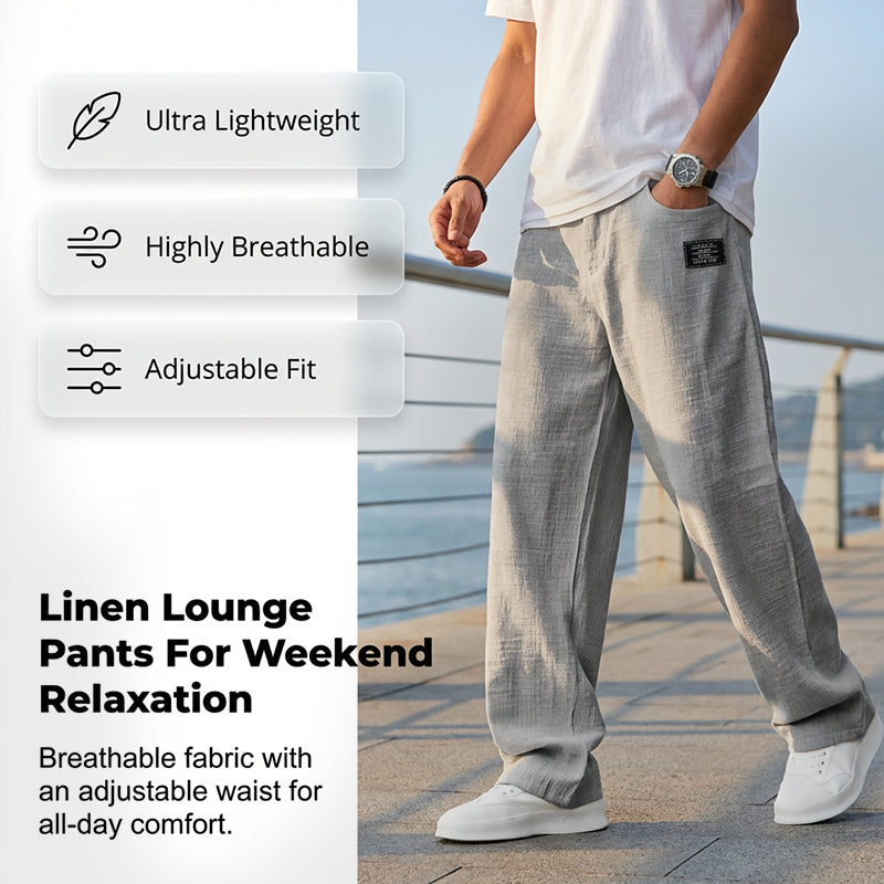 HENDERSON™ | Straight Wide-Leg Trousers