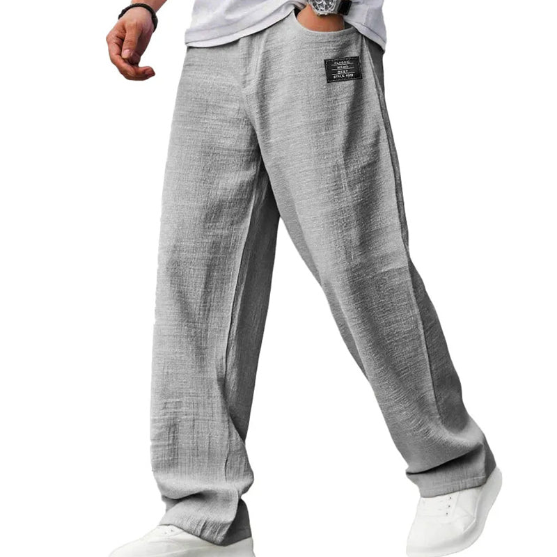 HENDERSON™ | Straight Wide-Leg Trousers