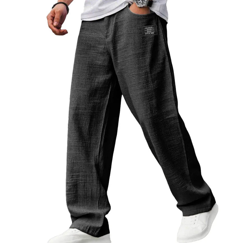 HENDERSON™ | Straight Wide-Leg Trousers